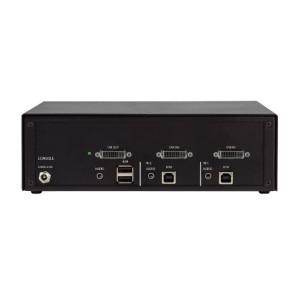 Black Box KVS4-1002D Secure KVM Switch, 2-Port, Single Monitor DVI-I